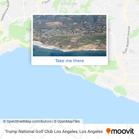 Trump National Golf Club Los Angeles map
