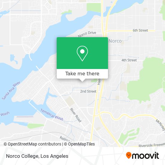 Mapa de Norco College