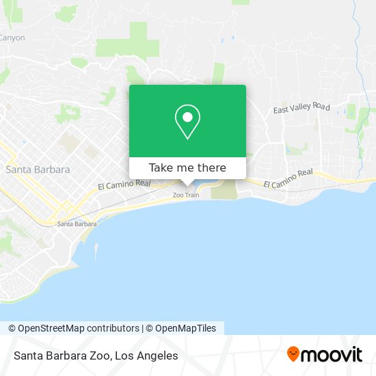 Santa Barbara Zoo map