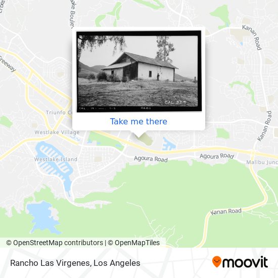 Rancho Las Virgenes map