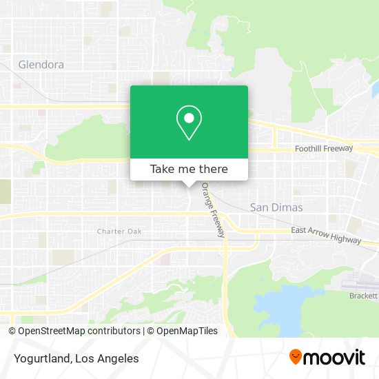 Yogurtland map