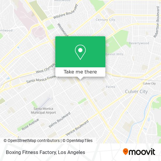 Mapa de Boxing Fitness Factory