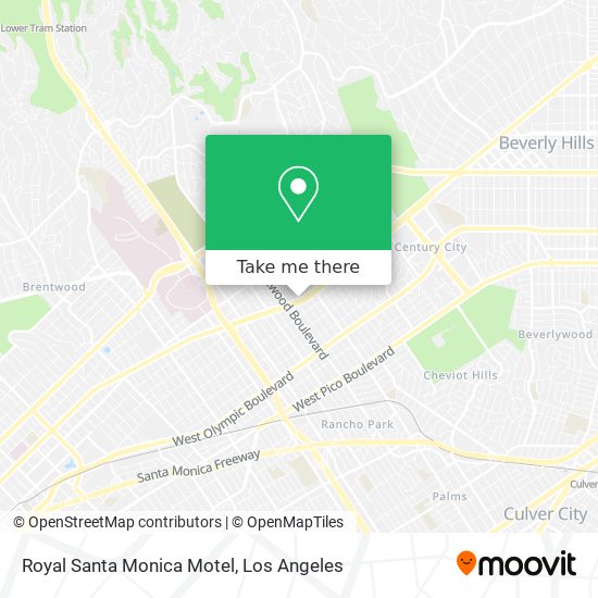 Royal Santa Monica Motel map