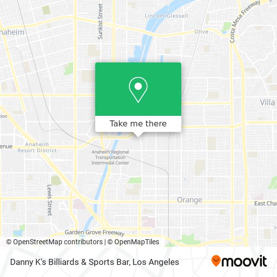 Mapa de Danny K's Billiards & Sports Bar