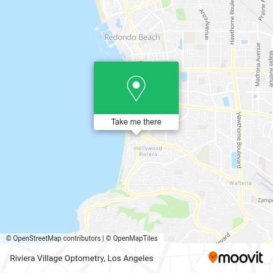 Riviera Village Optometry map