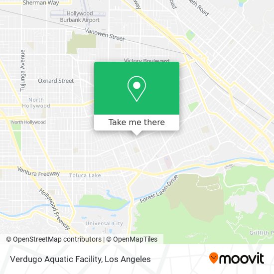 Verdugo Aquatic Facility map