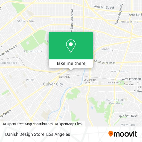 Mapa de Danish Design Store