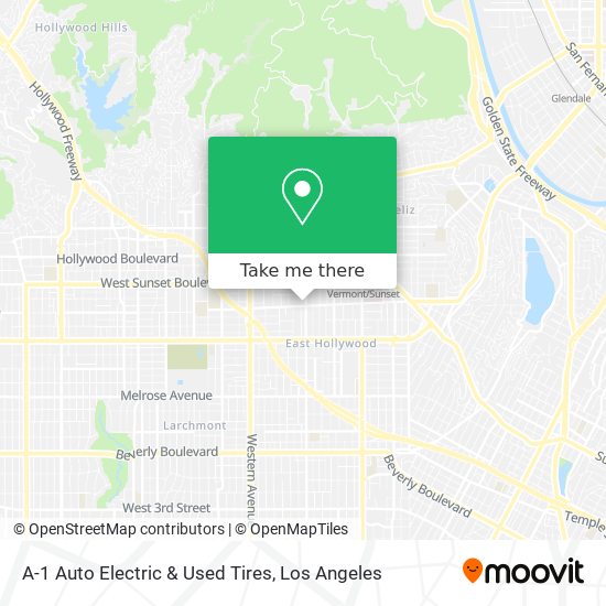 A-1 Auto Electric & Used Tires map