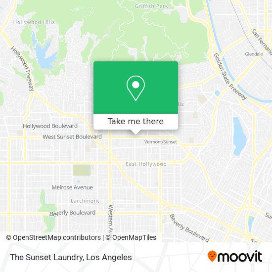 The Sunset Laundry map