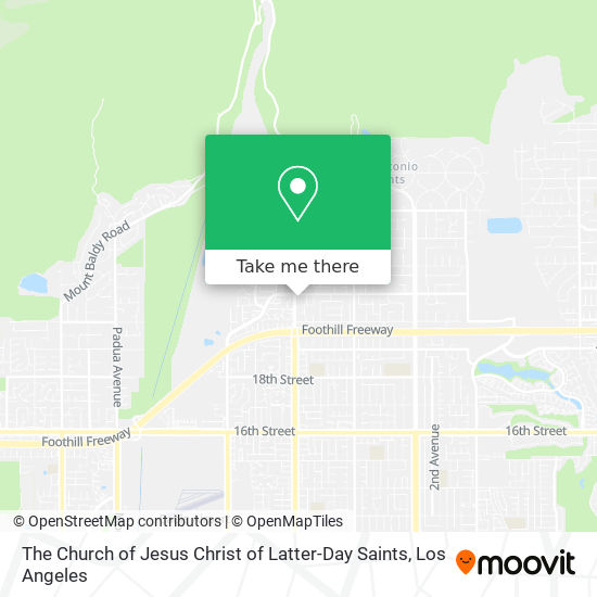 The Church of Jesus Christ of Latter-Day Saints map