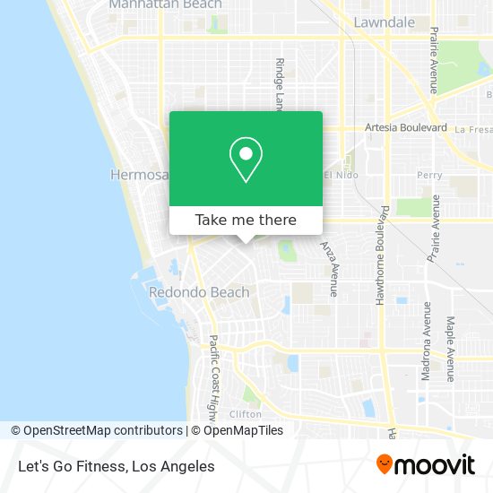 Let's Go Fitness map