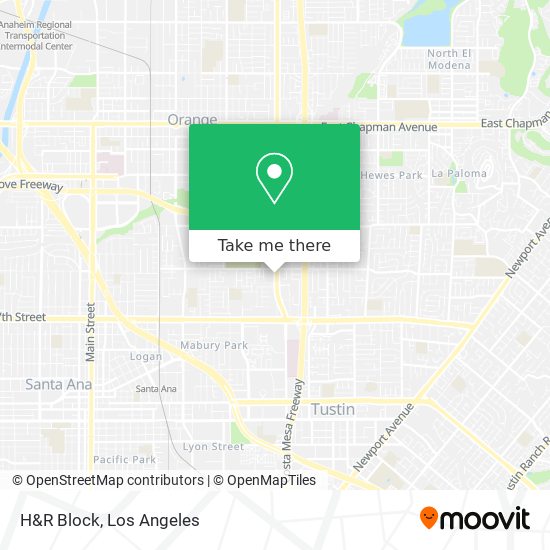 H&R Block map