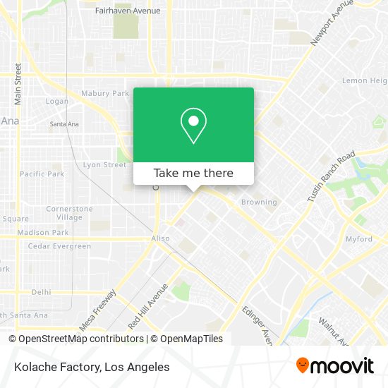 Mapa de Kolache Factory