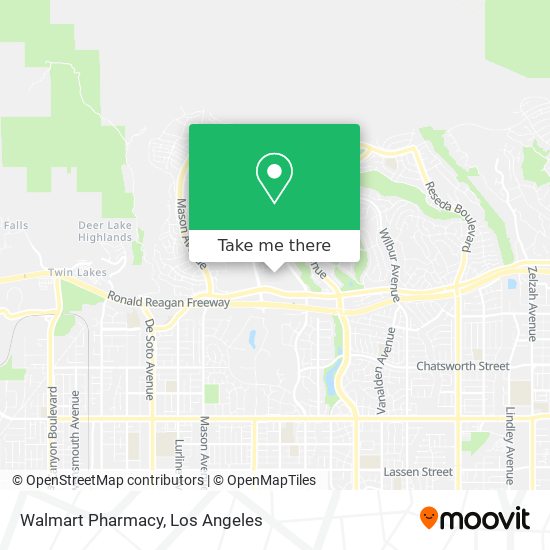 Mapa de Walmart Pharmacy