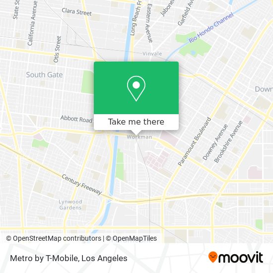 Mapa de Metro by T-Mobile