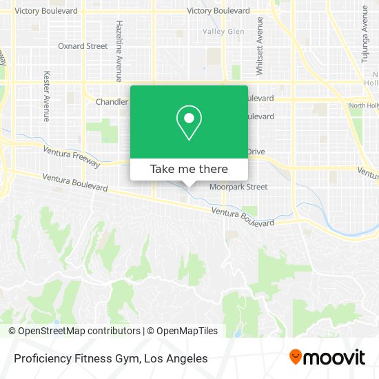 Mapa de Proficiency Fitness Gym