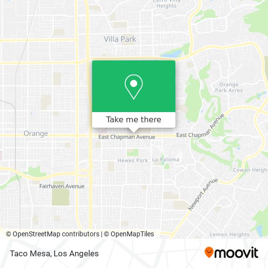 Taco Mesa map