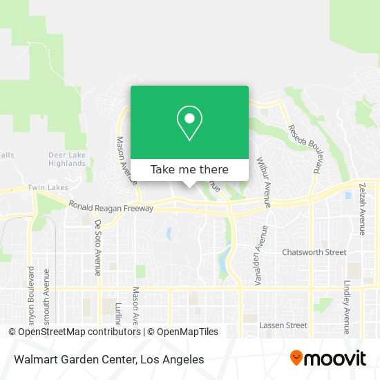 Mapa de Walmart Garden Center