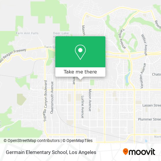 Germain Elementary School map