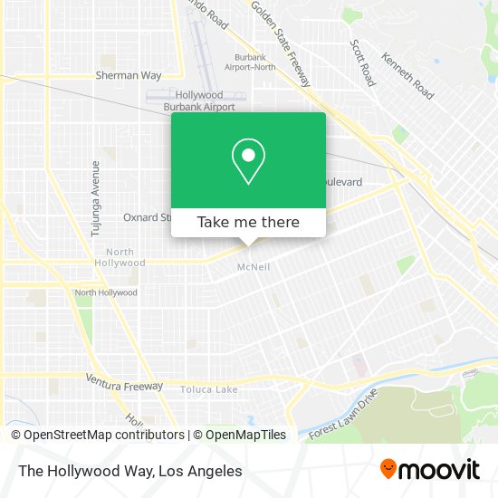 The Hollywood Way map