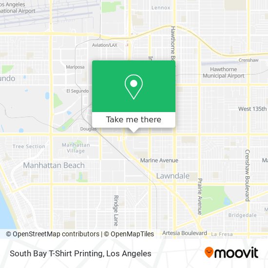 Mapa de South Bay T-Shirt Printing