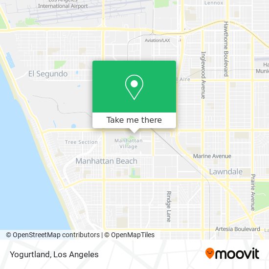 Yogurtland map