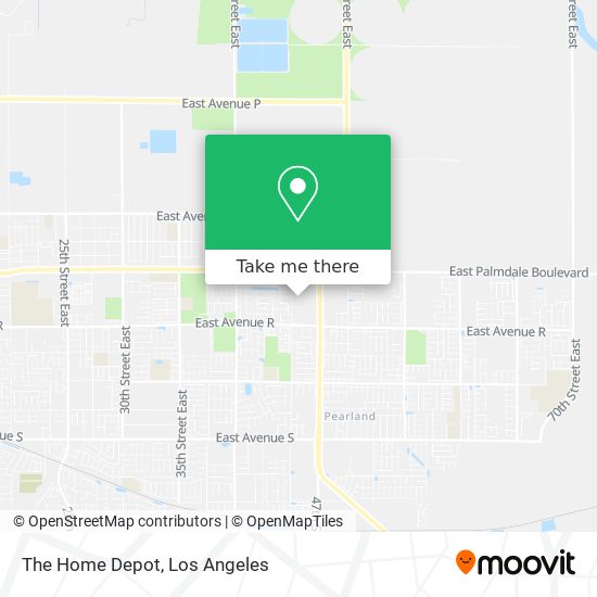 The Home Depot map