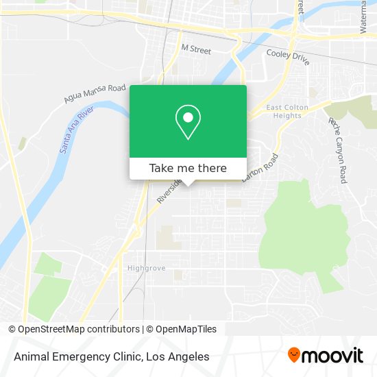 Mapa de Animal Emergency Clinic