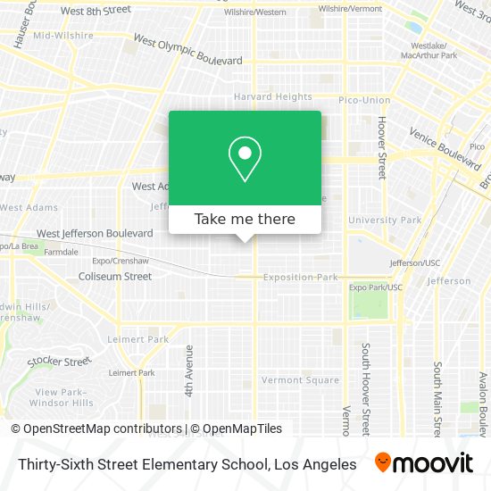 Mapa de Thirty-Sixth Street Elementary School