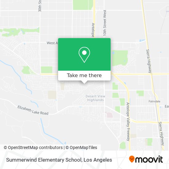 Mapa de Summerwind Elementary School