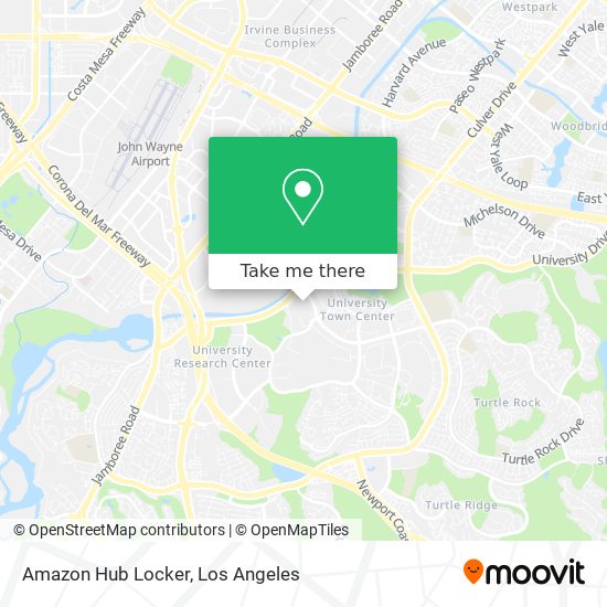 Mapa de Amazon Hub Locker