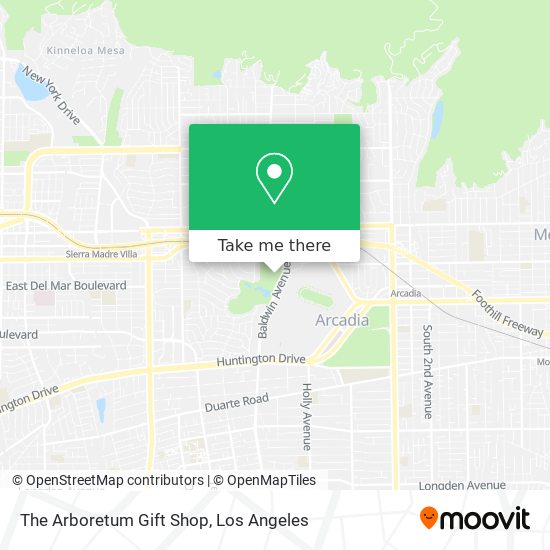 Mapa de The Arboretum Gift Shop