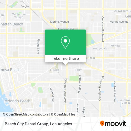 Beach City Dental Group map