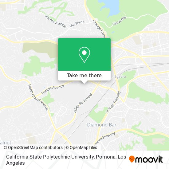 California State Polytechnic University, Pomona map