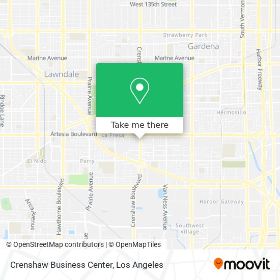 Mapa de Crenshaw Business Center