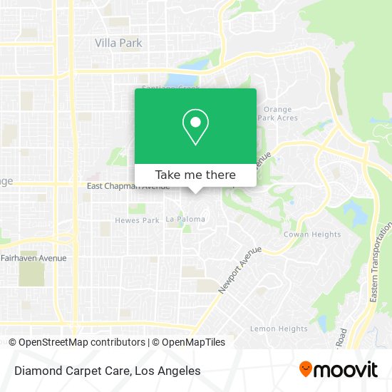 Diamond Carpet Care map