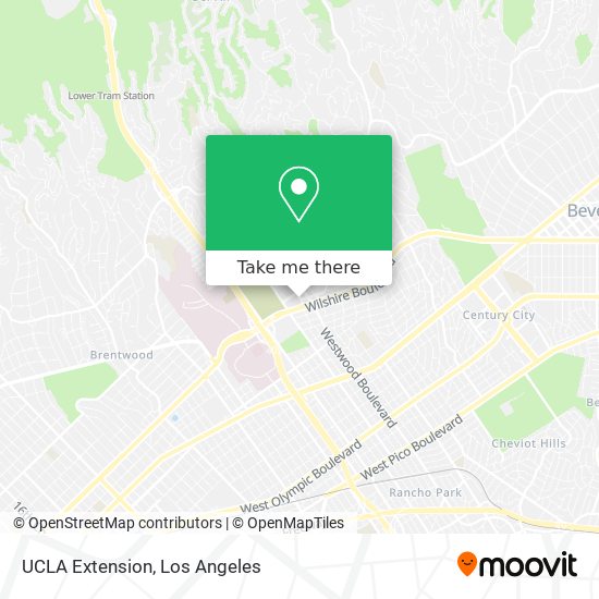 UCLA Extension map