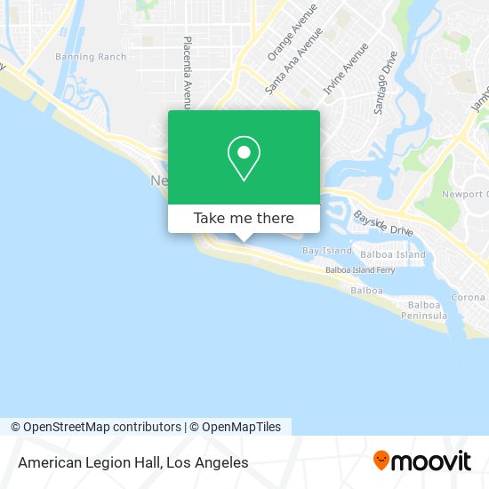 American Legion Hall map