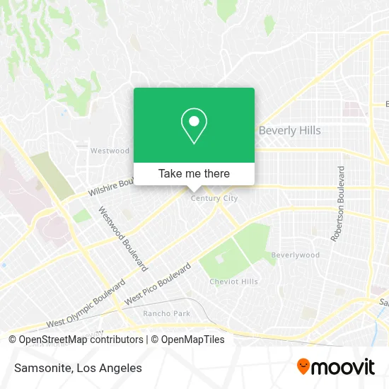 Samsonite map