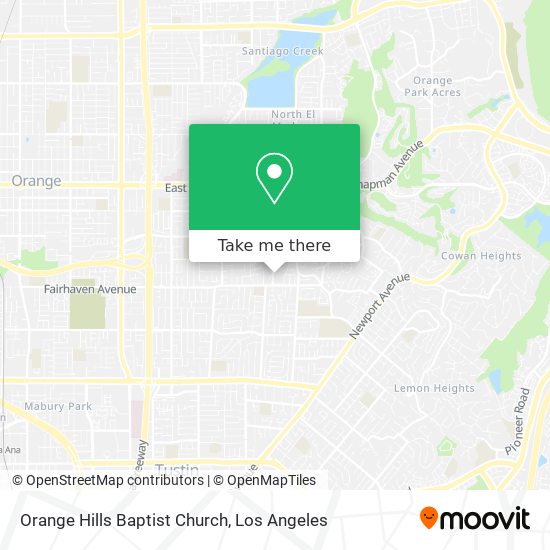 Mapa de Orange Hills Baptist Church