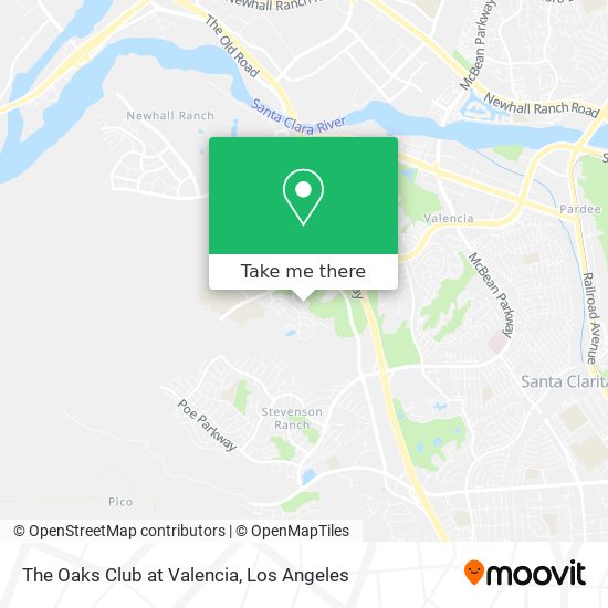 Mapa de The Oaks Club at Valencia