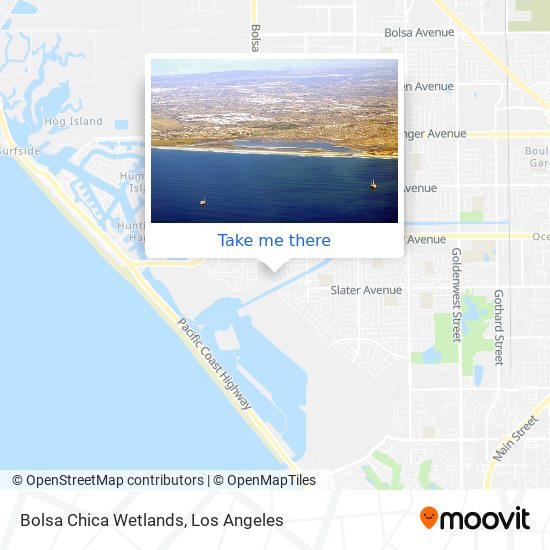 Mapa de Bolsa Chica Wetlands