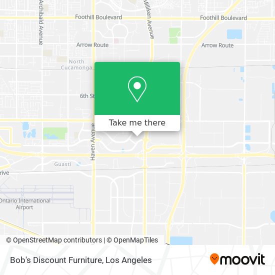 Mapa de Bob's Discount Furniture