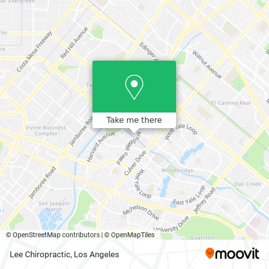 Lee Chiropractic map