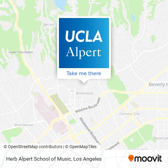 Herb Alpert School of Music map