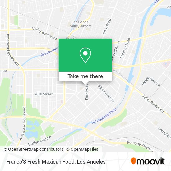 Mapa de Franco’S Fresh Mexican Food