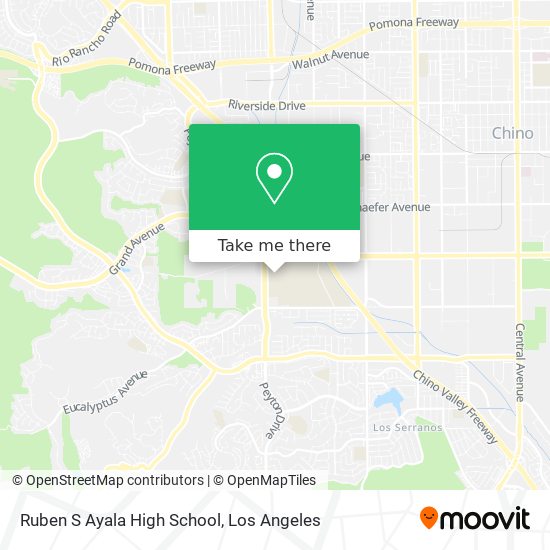 Ruben S Ayala High School map