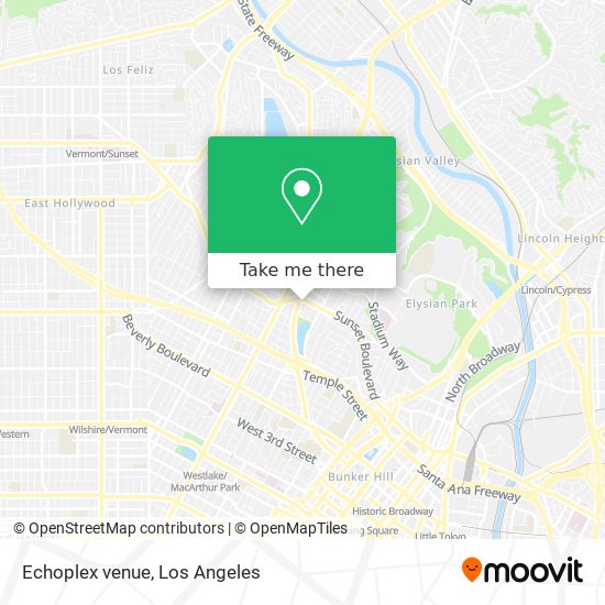 Mapa de Echoplex venue