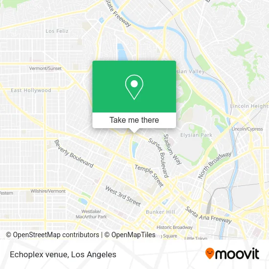 Mapa de Echoplex venue
