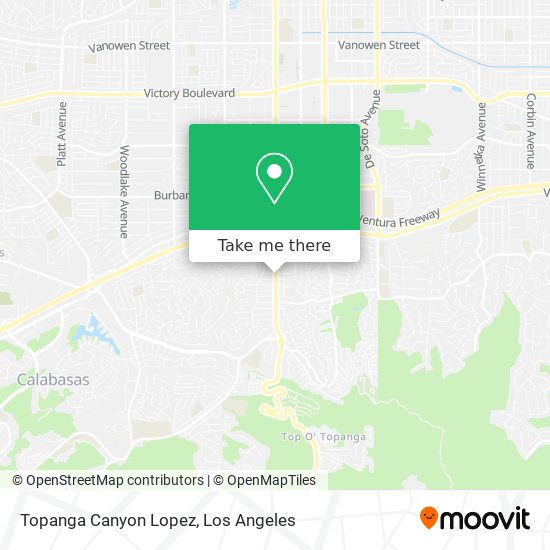 Mapa de Topanga Canyon Lopez